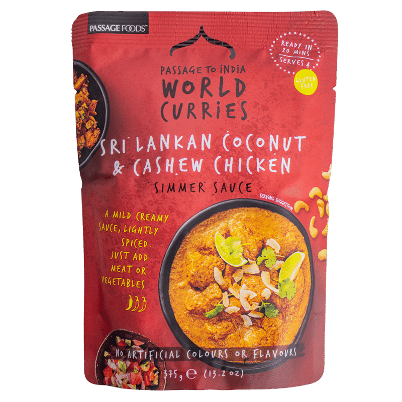 Sri Lanka kookose ja india pähkli kaste 375g