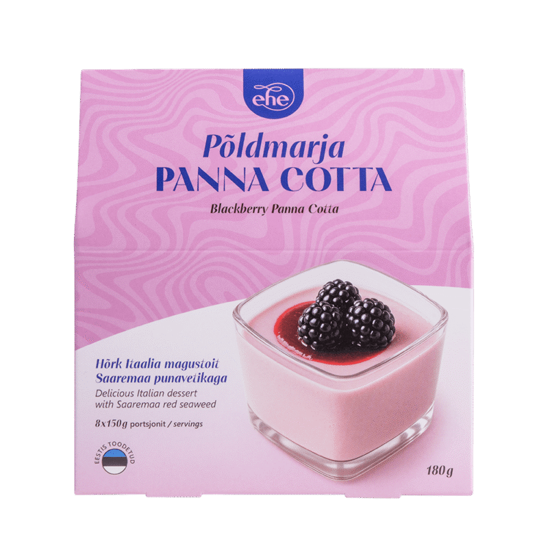 Põldmarja panna cotta